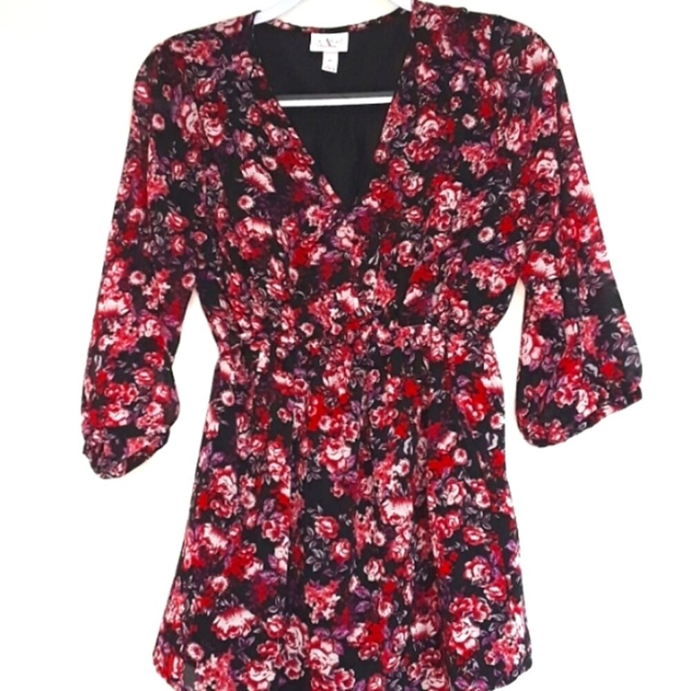 Isabel Maternity by Ingrid & Isabela Sz M Cottage Core Lined Blouse NWOT